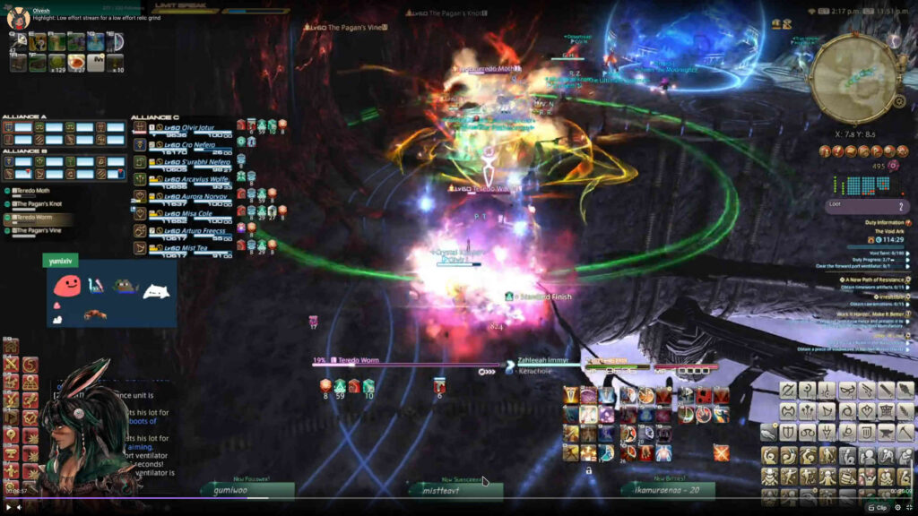 Capture d'écran d'un clip d'une chaîne Twitch